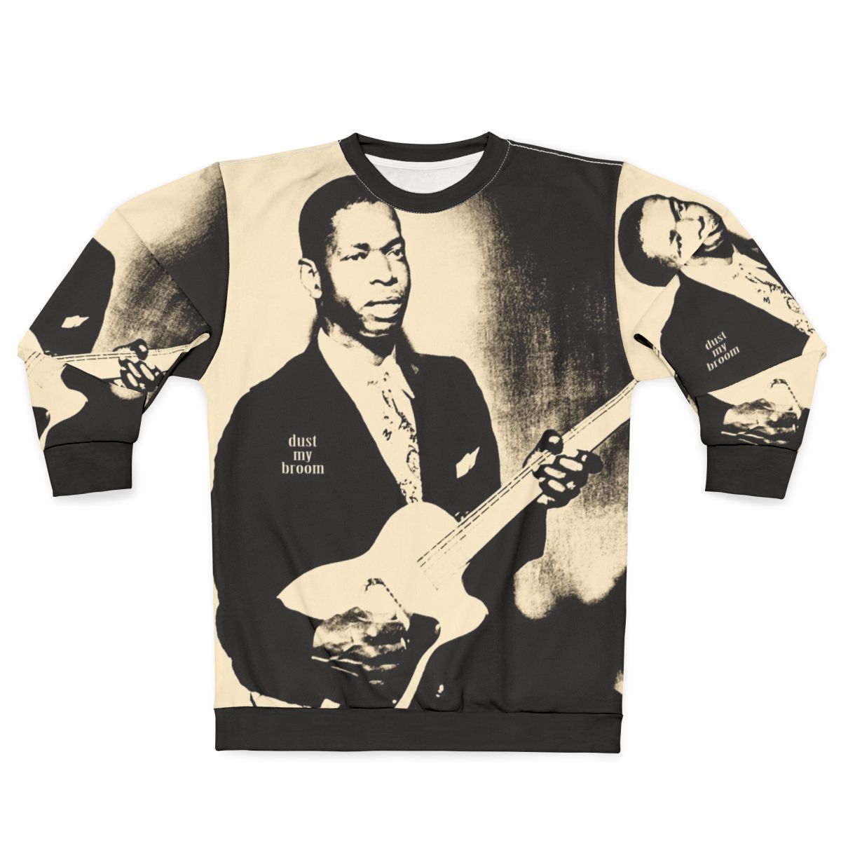 Dust My Broom Blues Guitar Sweatshirt