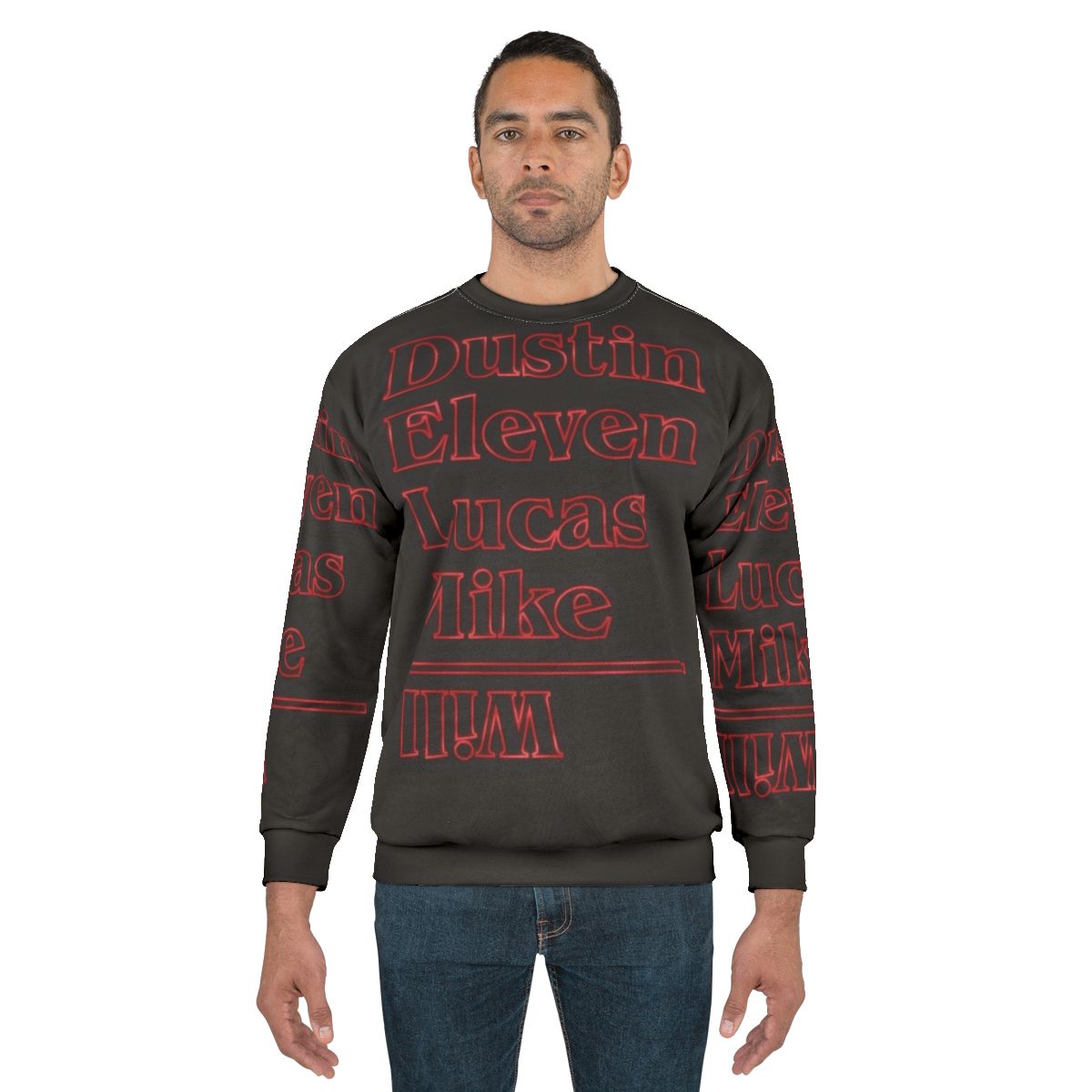 Retro Stranger Things Crew Neck Sweatshirt