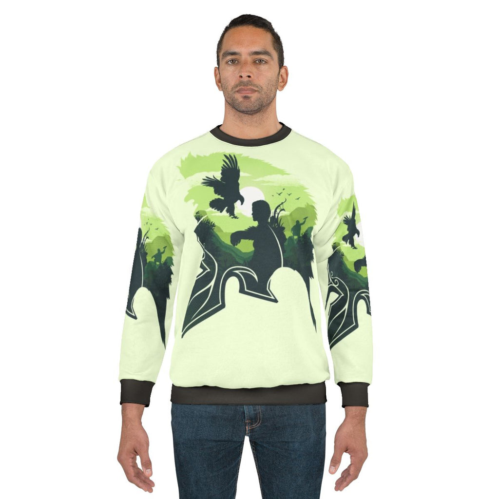 Eagle Bearer Warrior V2 Sweatshirt featuring Kassandra from Assassin's Creed Odyssey