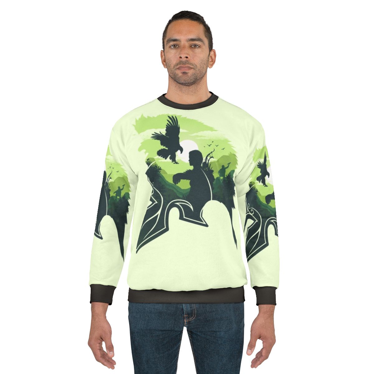 Eagle Bearer Warrior V2 Sweatshirt featuring Kassandra from Assassin's Creed Odyssey