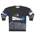 Retro eagle over alpha with planet 1 space-themed sweatshirt