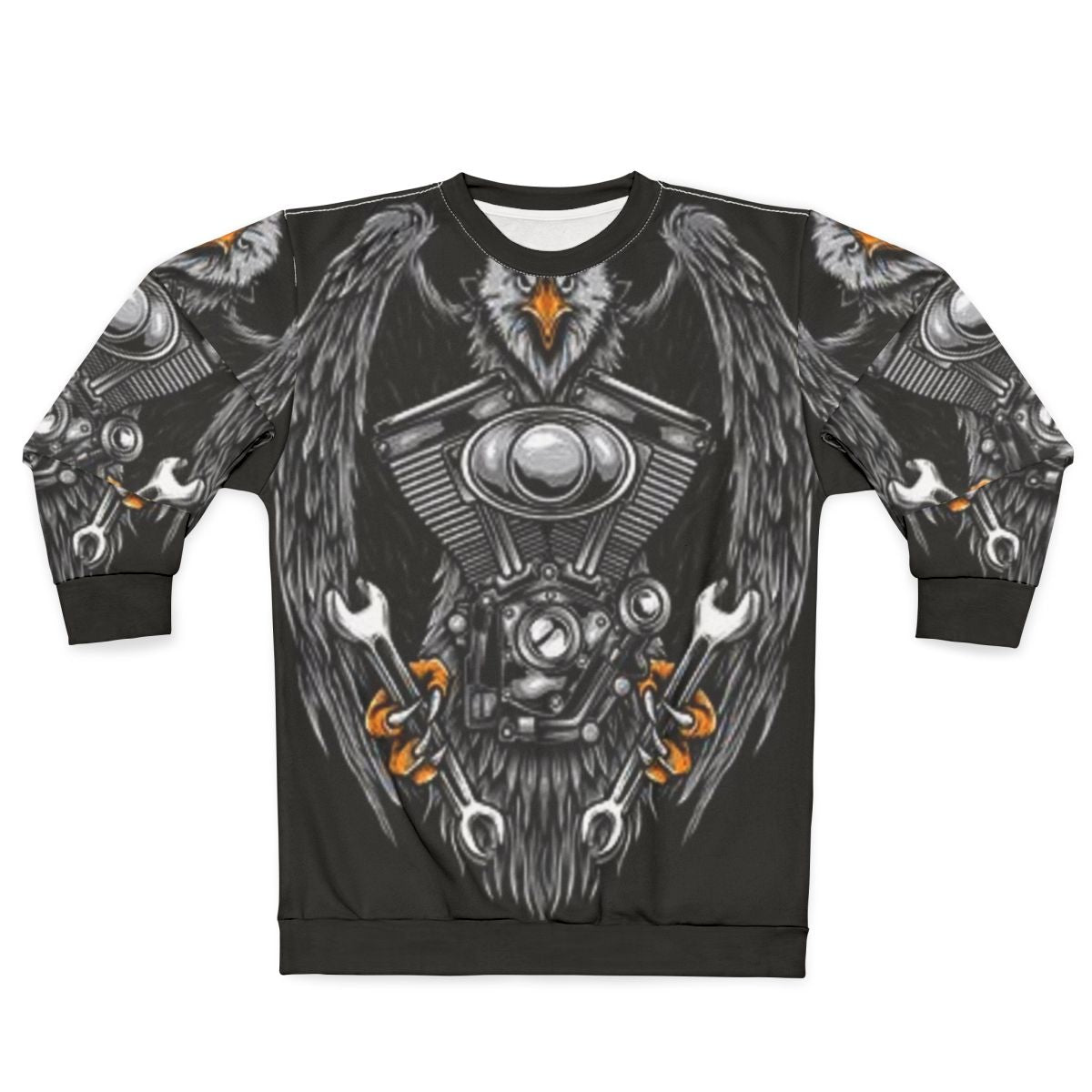 Eagle V Twin Sweatshirt for Motorcycle Club Members