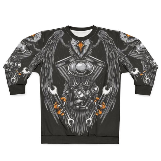 Eagle V Twin Sweatshirt for Motorcycle Club Members
