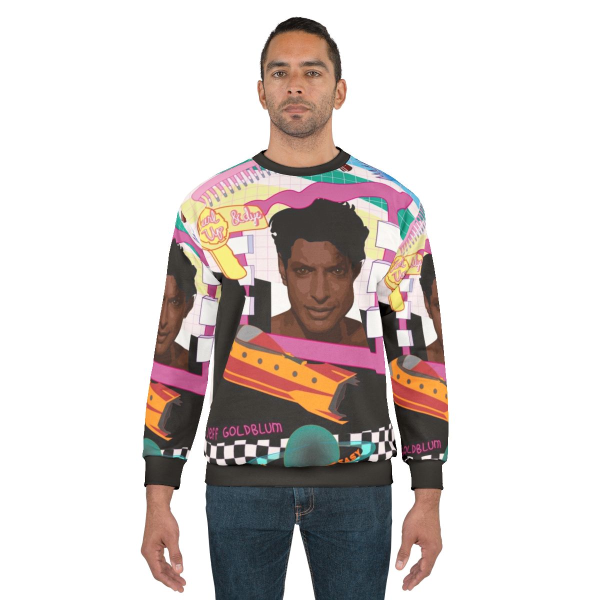 Retro 80s 'Earth Girls Are Easy' Jeff Goldblum Sweatshirt