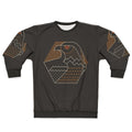 Eco-friendly nature guardian sweatshirt with minimalist bird graphic design