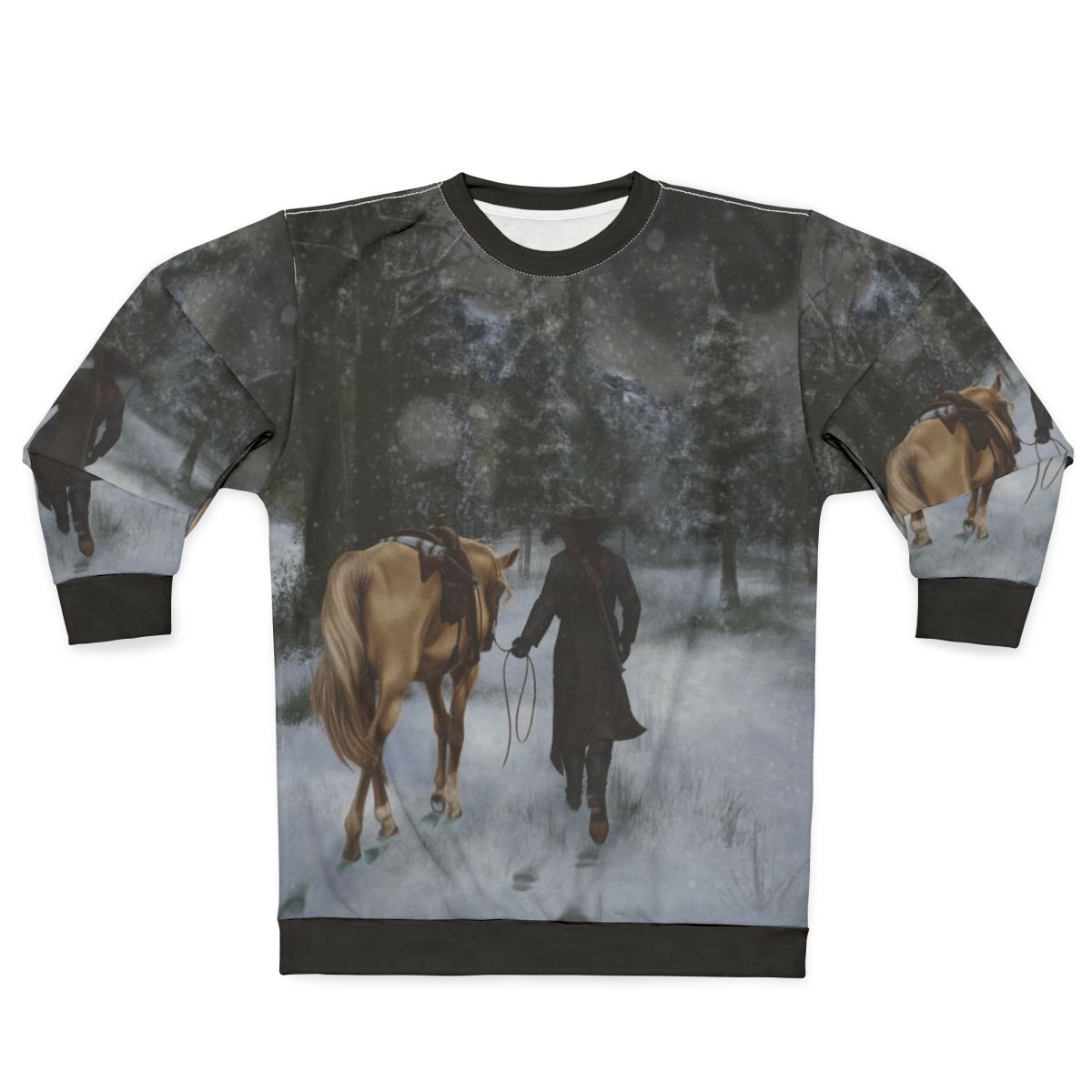 Red Dead Redemption Outlaw Western Themed Sweatshirt