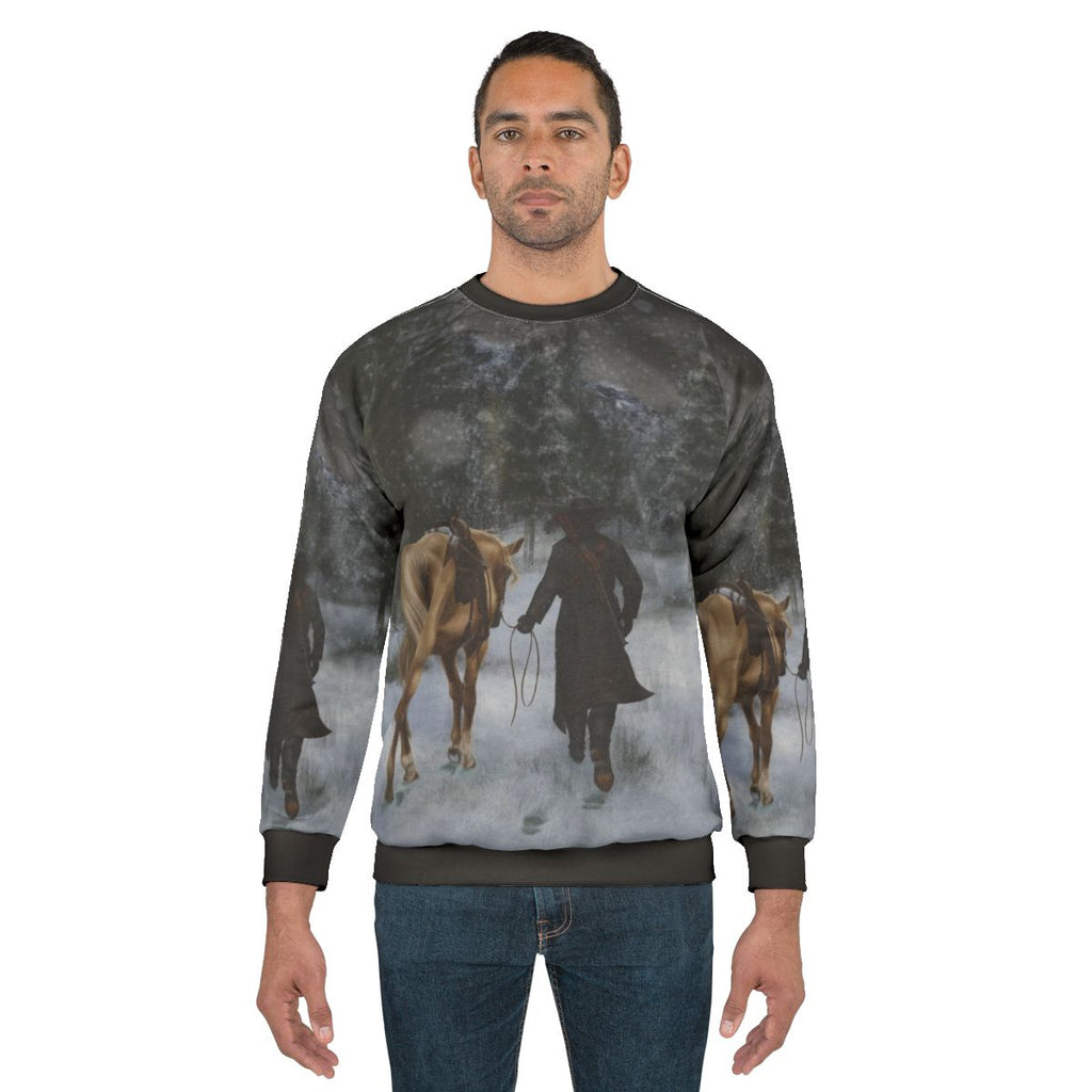 Red Dead Redemption Outlaw Western Themed Sweatshirt