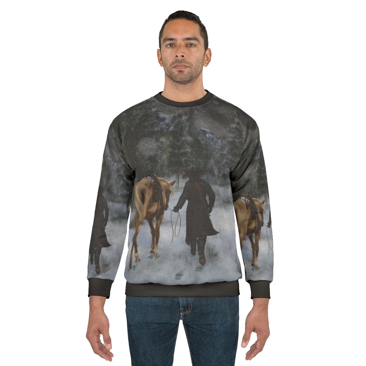 Red Dead Redemption Outlaw Western Themed Sweatshirt