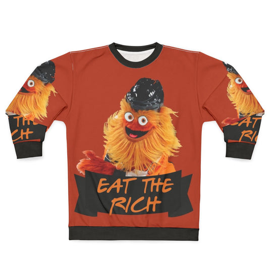 Gritty Philadelphia Flyers "Eat The Rich" Sweatshirt