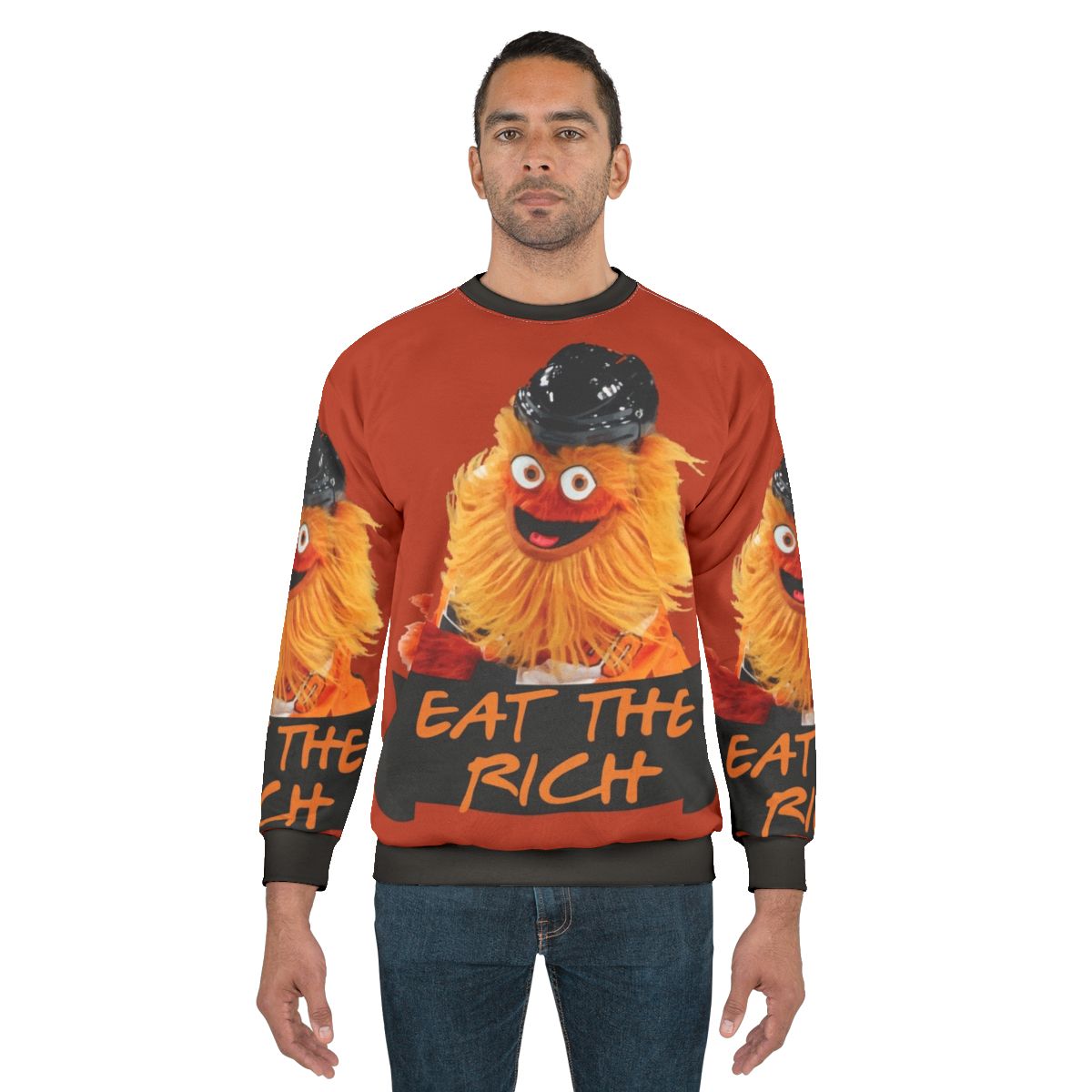 Gritty Philadelphia Flyers "Eat The Rich" Sweatshirt