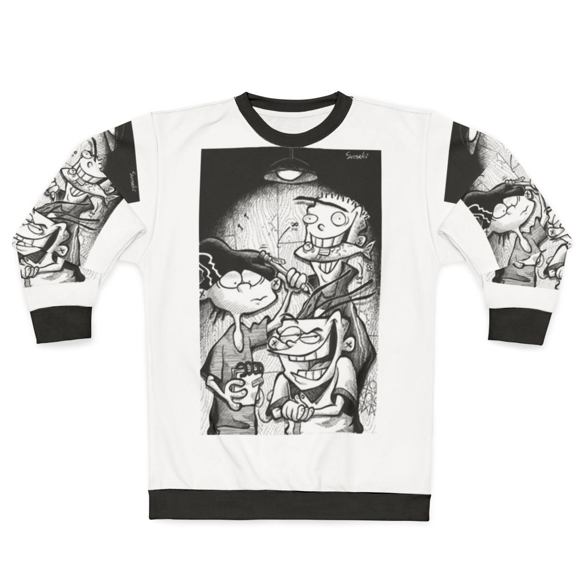 Ed Edd and Eddy 90s cartoon network sweatshirt