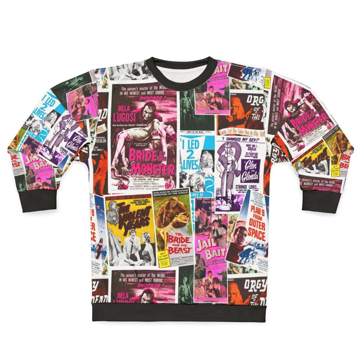 Ed Wood Jr. cult movie sweatshirt