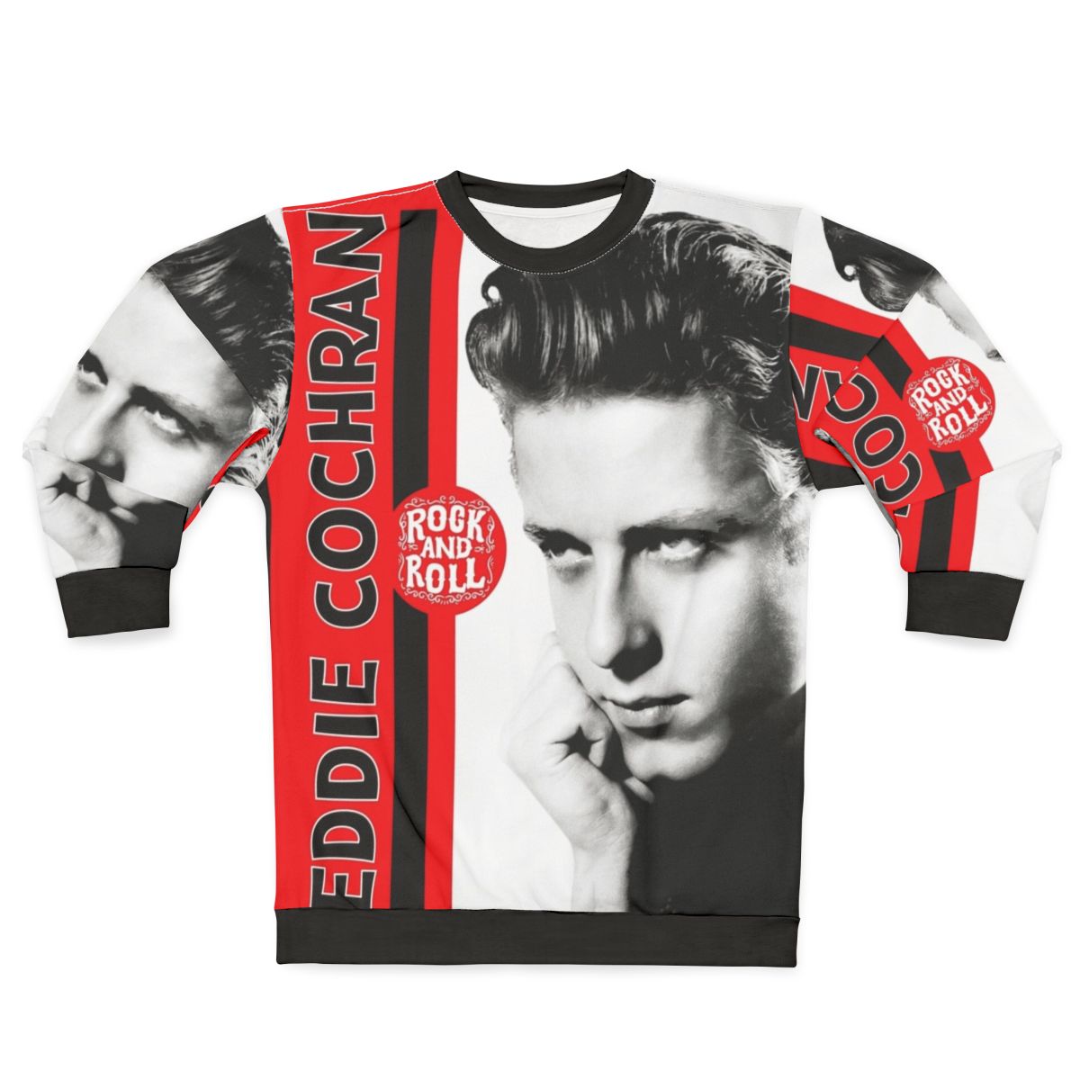 Eddie Cochran 1950s Rockstar Vintage Music Sweatshirt