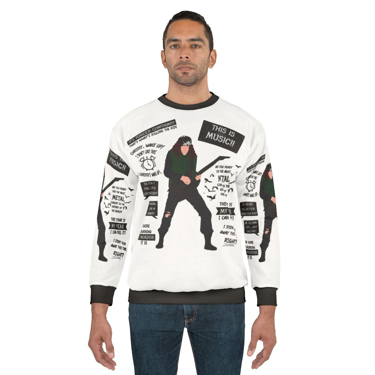 Eddie Munson Quotes Minimalist Stranger Things Sweatshirt