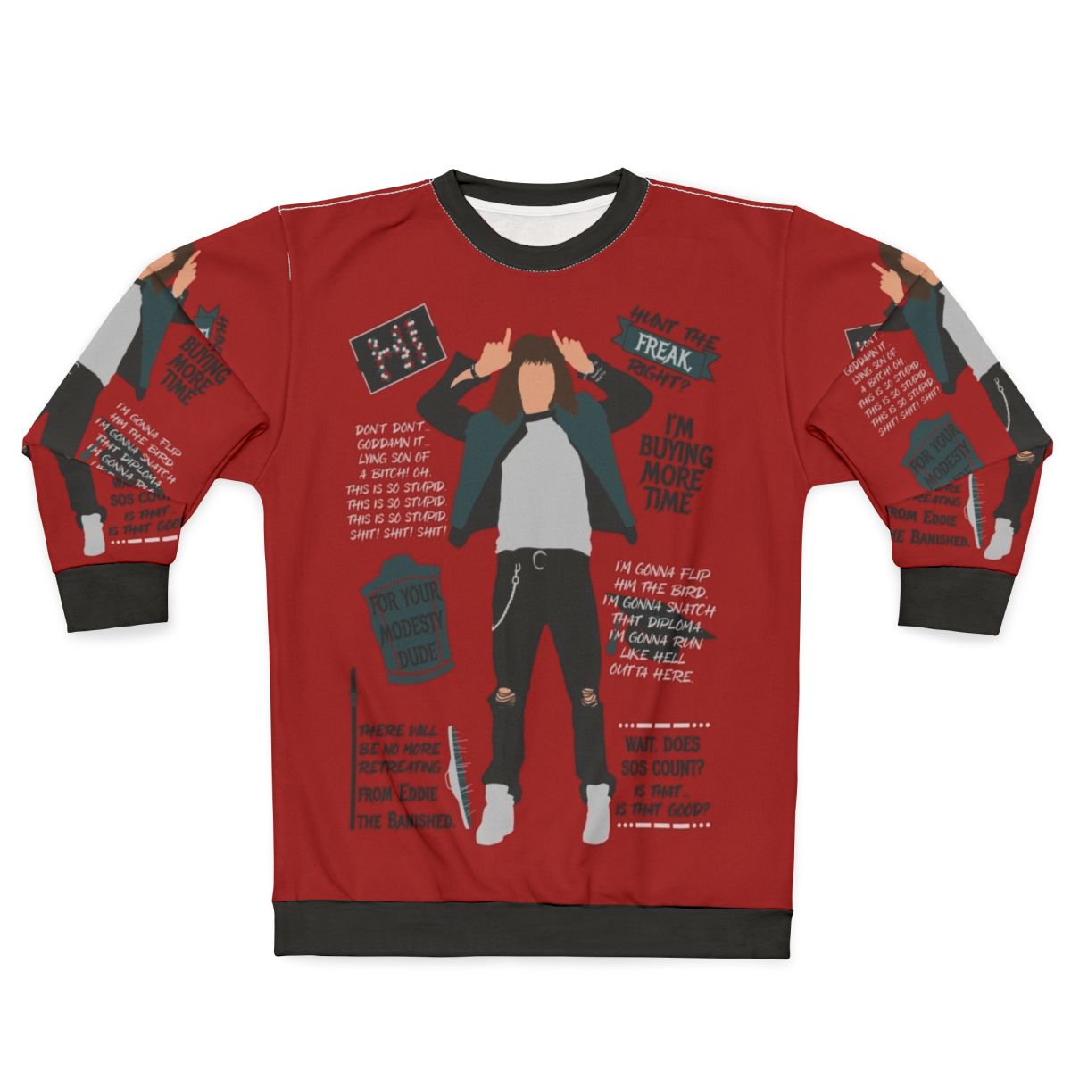 Eddie Munson Quotes Stranger Things Season 4 Sweatshirt