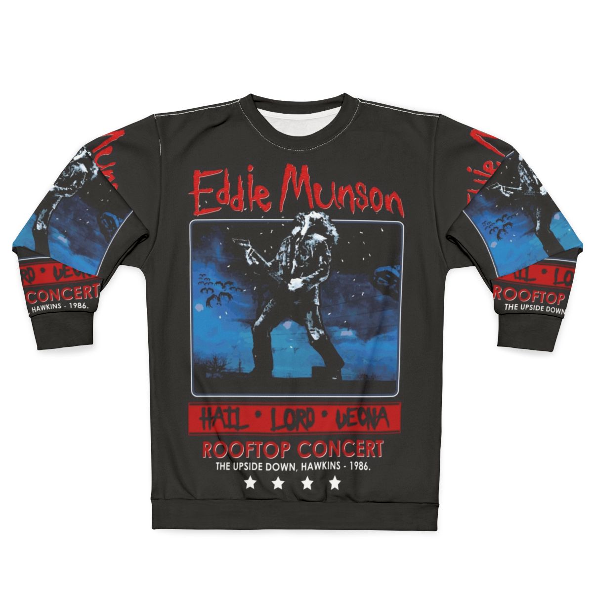 Eddie Munson Stranger Things Rooftop Concert Sweatshirt