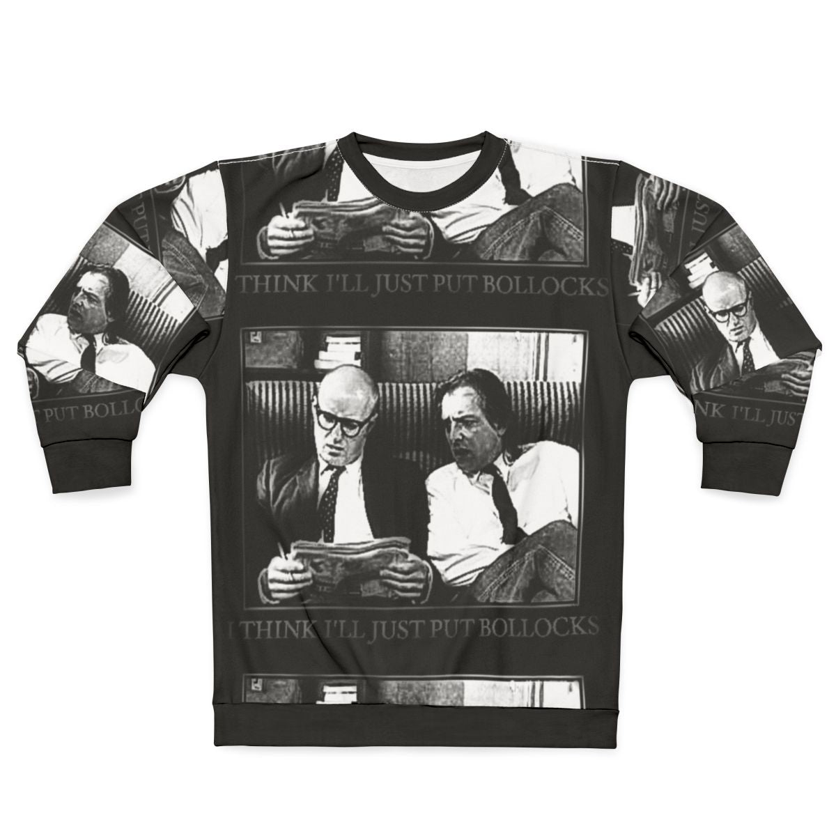 Eddie Richie Bottom Bollocks Sweatshirt - British Comedy Classic