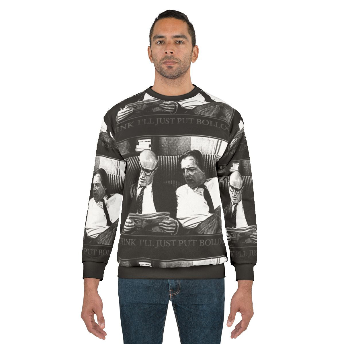 Eddie Richie Bottom Bollocks Sweatshirt - British Comedy Classic