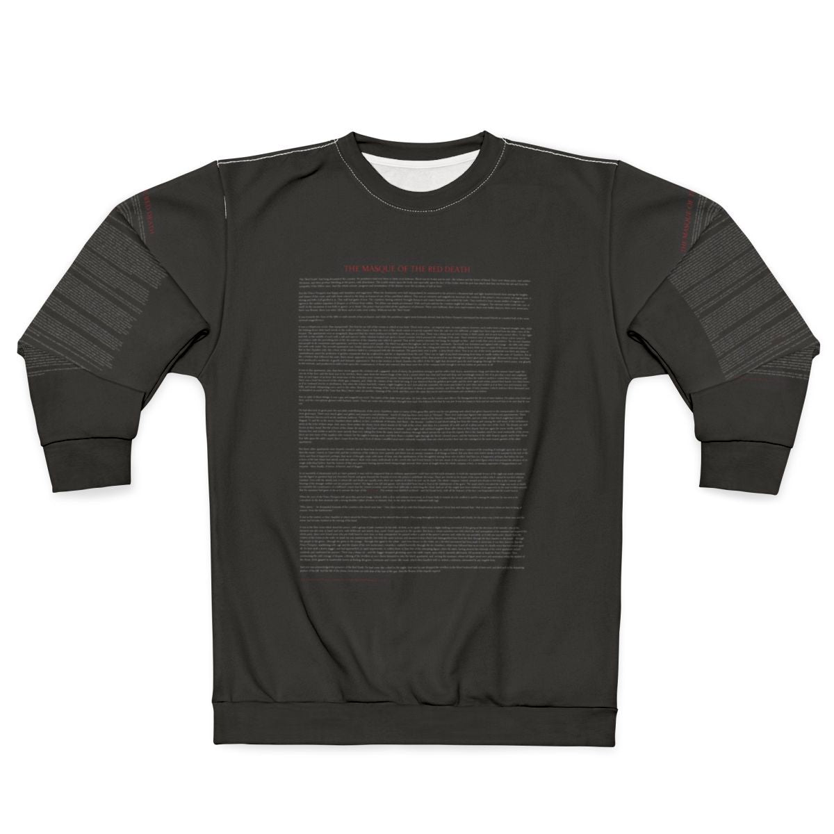 Edgar Allan Poe The Masque of the Red Death Sweatshirt