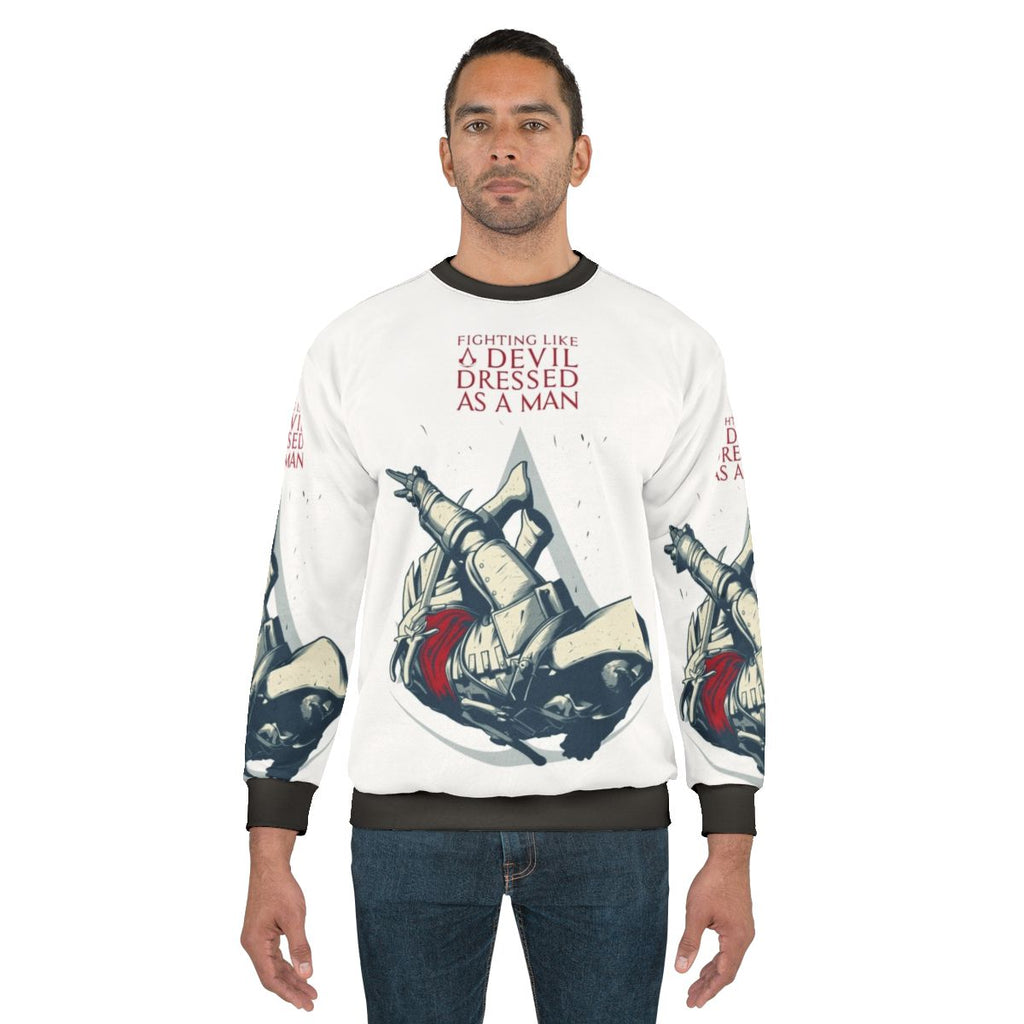 Edward Kenway Assassin's Creed leap of faith gaming sweatshirt