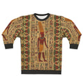 Amun Ra Egyptian Mythology Papyrus Print Sweatshirt