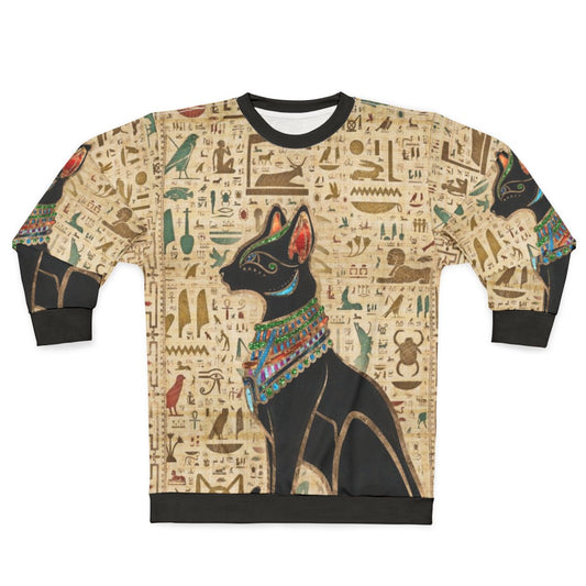 Ancient Egyptian Bastet Cat Goddess Sweatshirt
