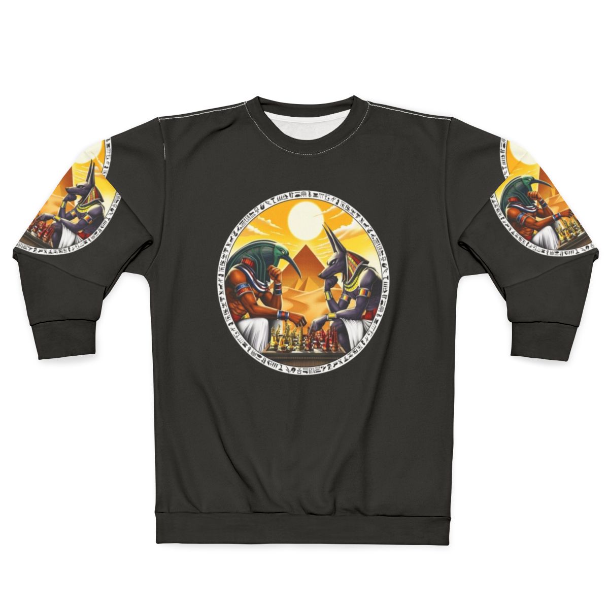 Anubis and Thoth Egyptian Mythology Graphic Sweatshirt