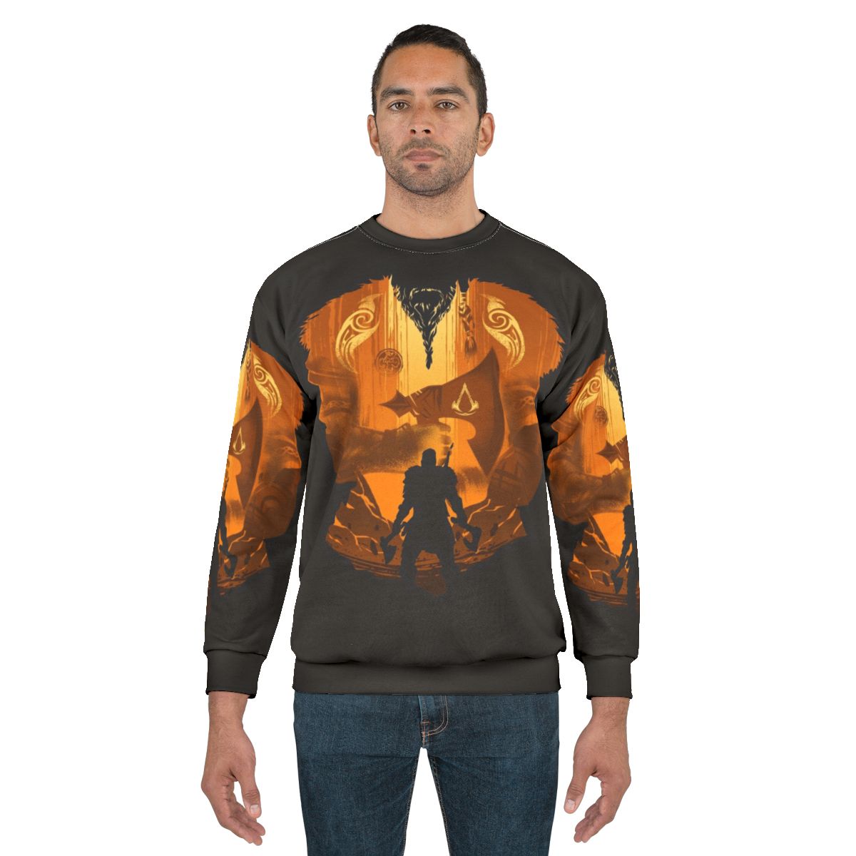 Eivor Silhouette ACV Sweatshirt - Assassin's Creed Valhalla Merchandise