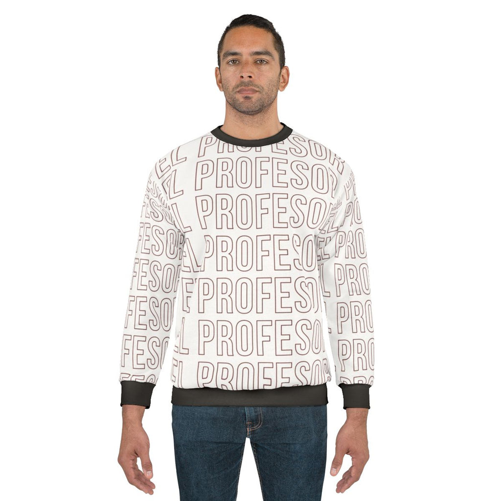 Money Heist "El Profesor" Themed Sweatshirt