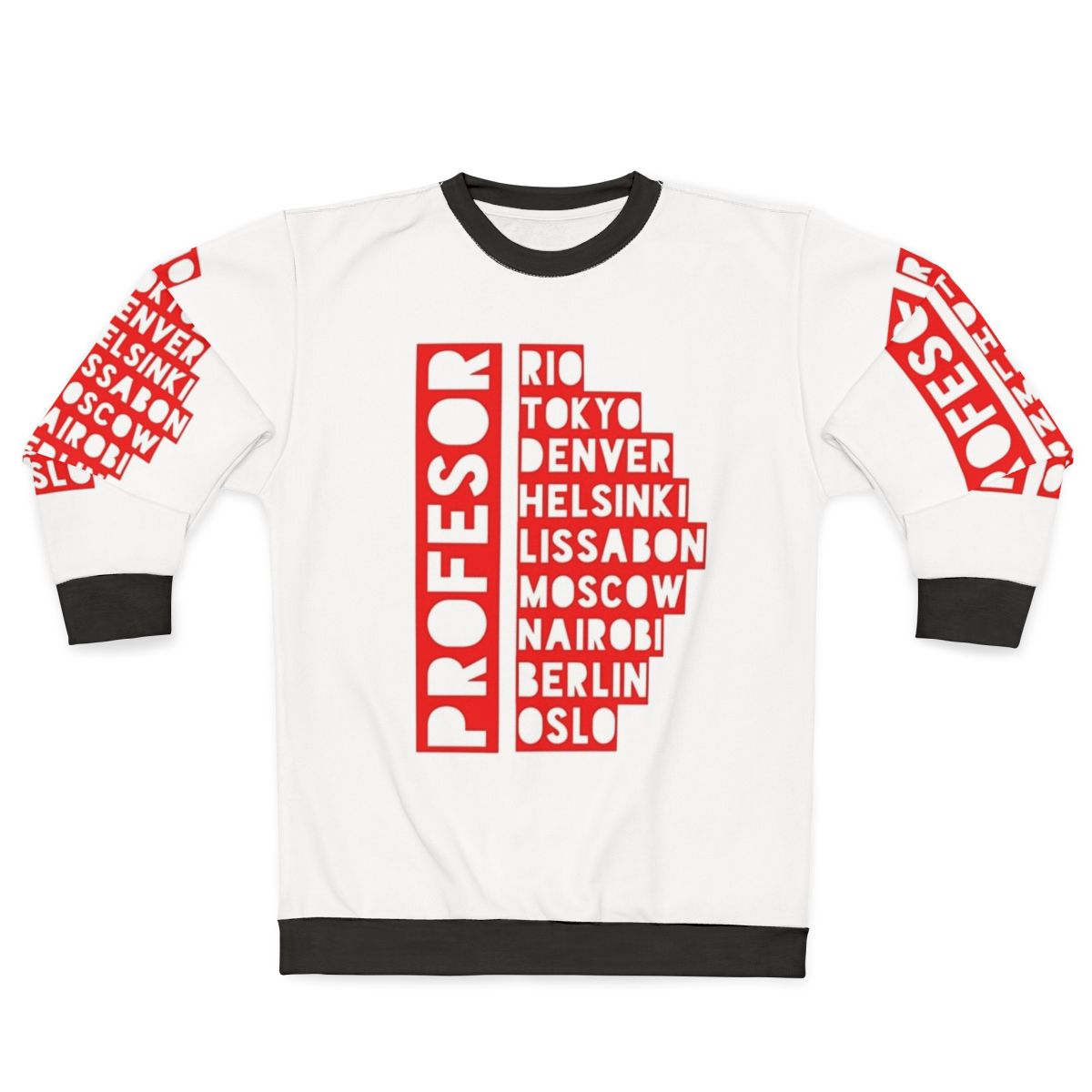 Red El Profesor Money Heist Premium Sweatshirt