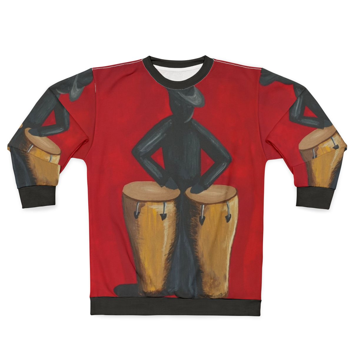 Salsero Conga Player Latin Music Art Sweatshirt