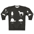 Elden Ring dog meme design on a gray sweatshirt