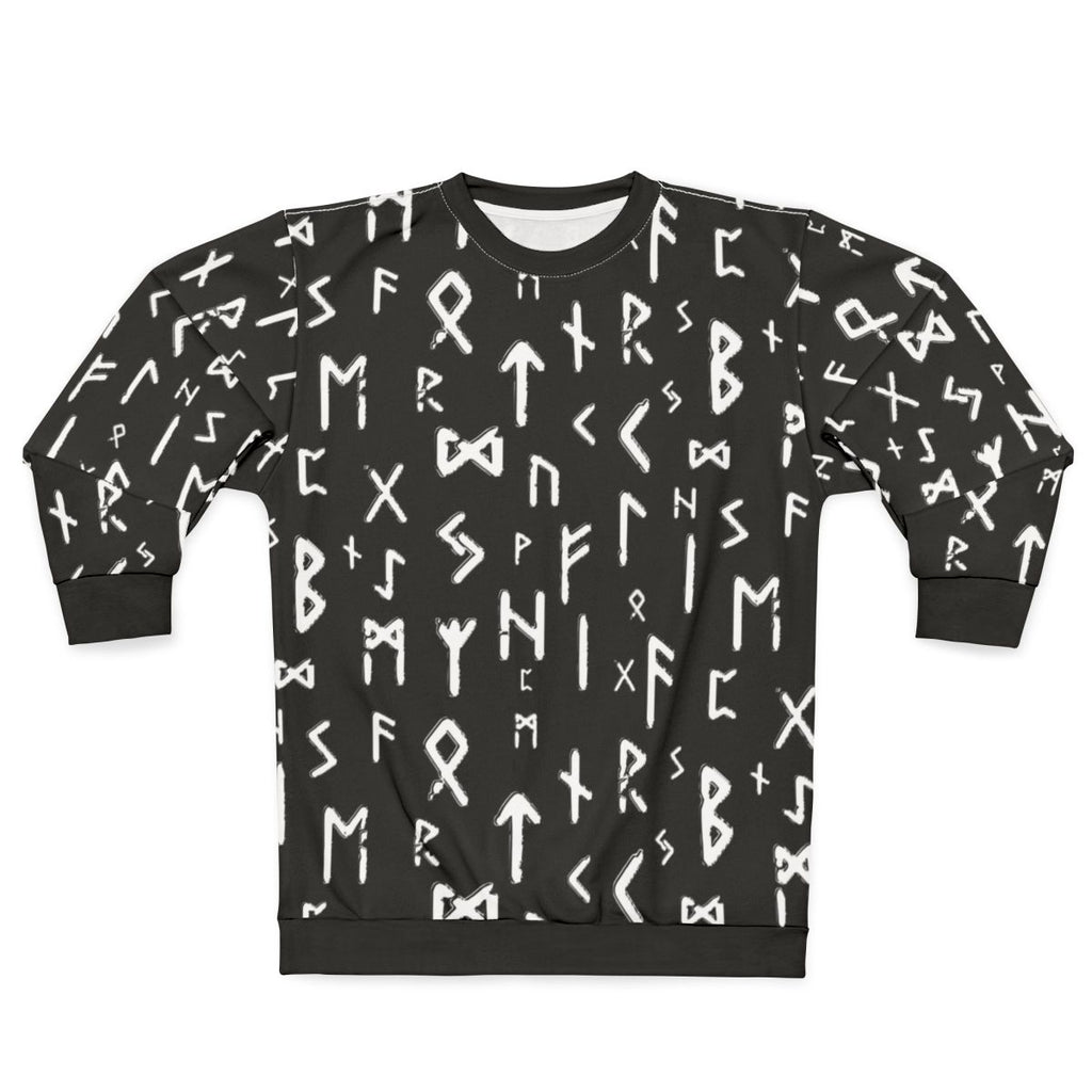 Elder Futhark Runes Viking Runic Alphabet Sweatshirt