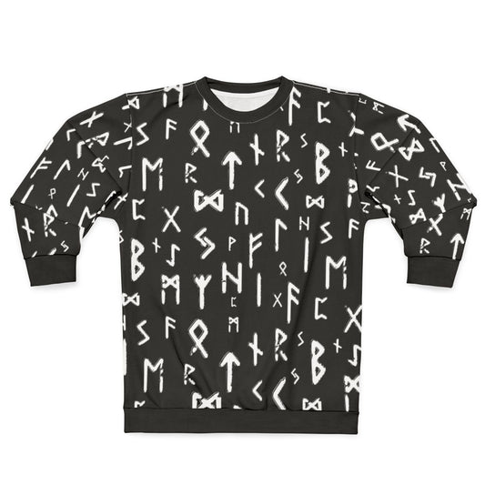 Elder Futhark Runes Viking Runic Alphabet Sweatshirt