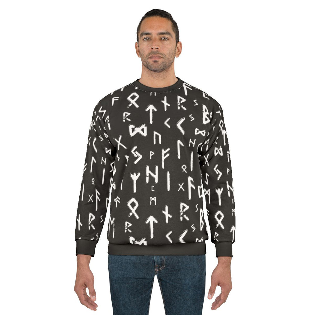 Elder Futhark Runes Viking Runic Alphabet Sweatshirt