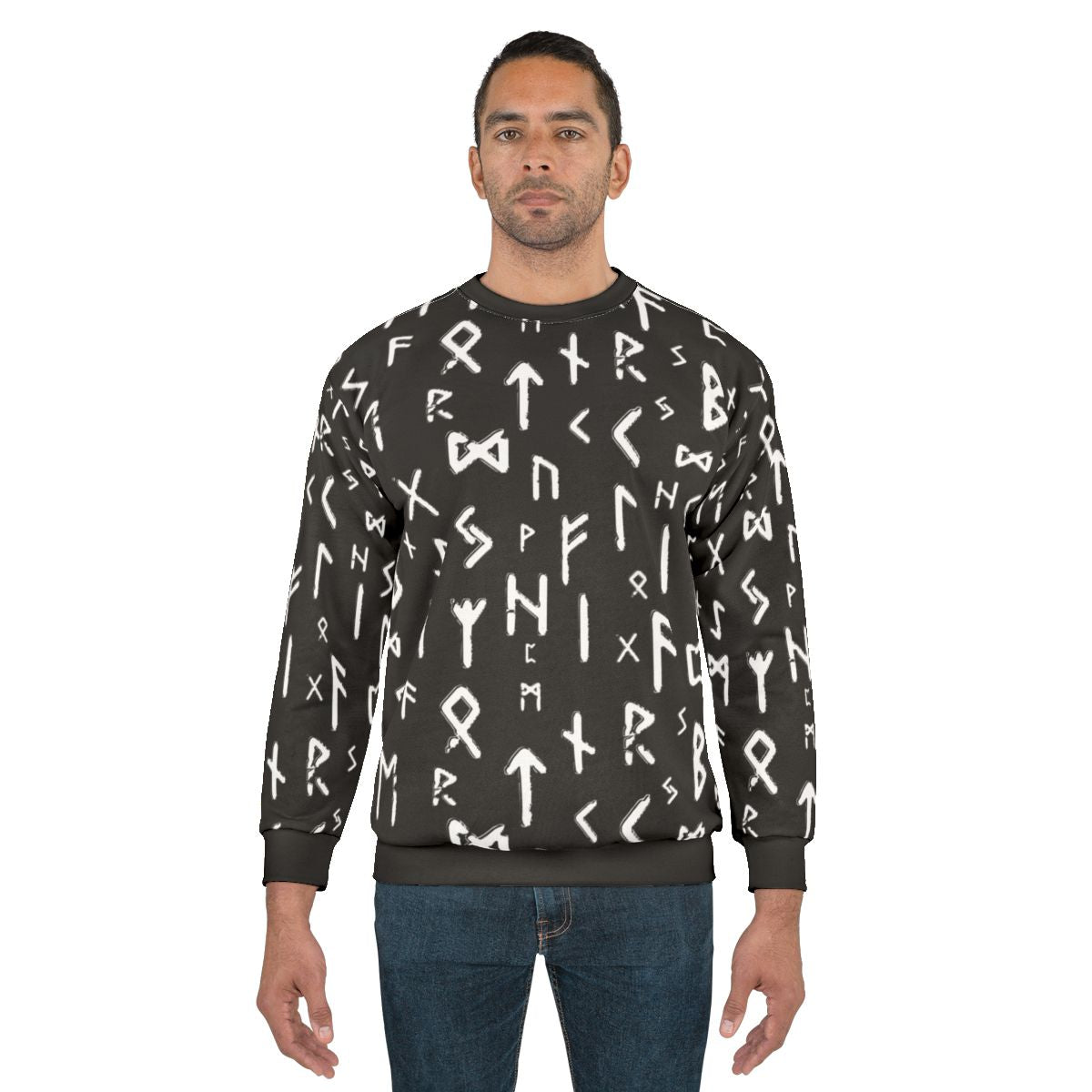 Elder Futhark Runes Viking Runic Alphabet Sweatshirt