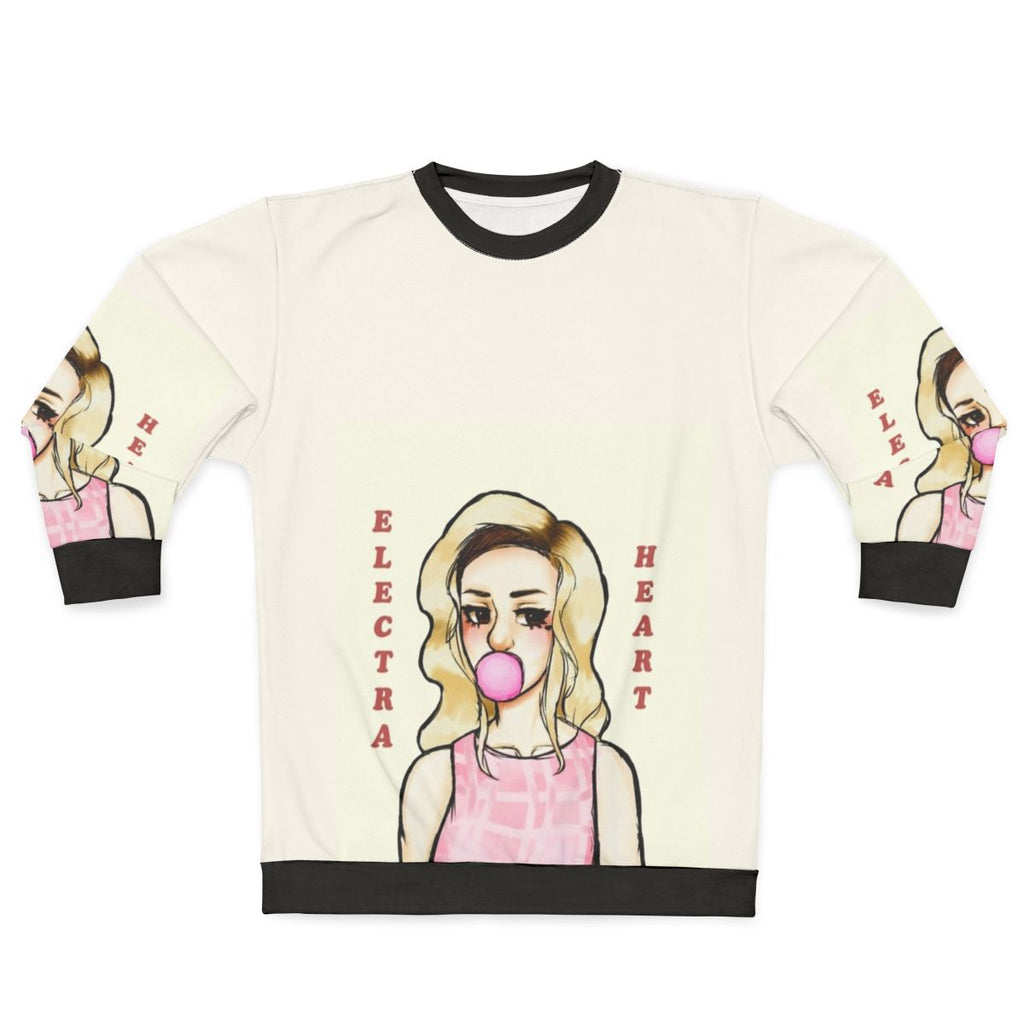 Electra Heart Sweatshirt featuring the iconic album artwork for Marina and the Diamonds' 'Electra Heart'