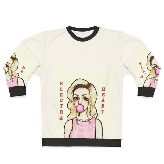 Electra Heart Sweatshirt featuring the iconic album artwork for Marina and the Diamonds' 'Electra Heart'