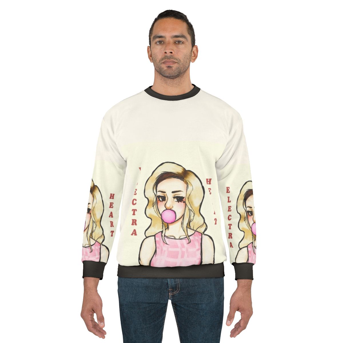 Electra Heart Sweatshirt featuring the iconic album artwork for Marina and the Diamonds' 'Electra Heart'