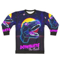 Electric Jurassic Rex Dinosaur Sweatshirt