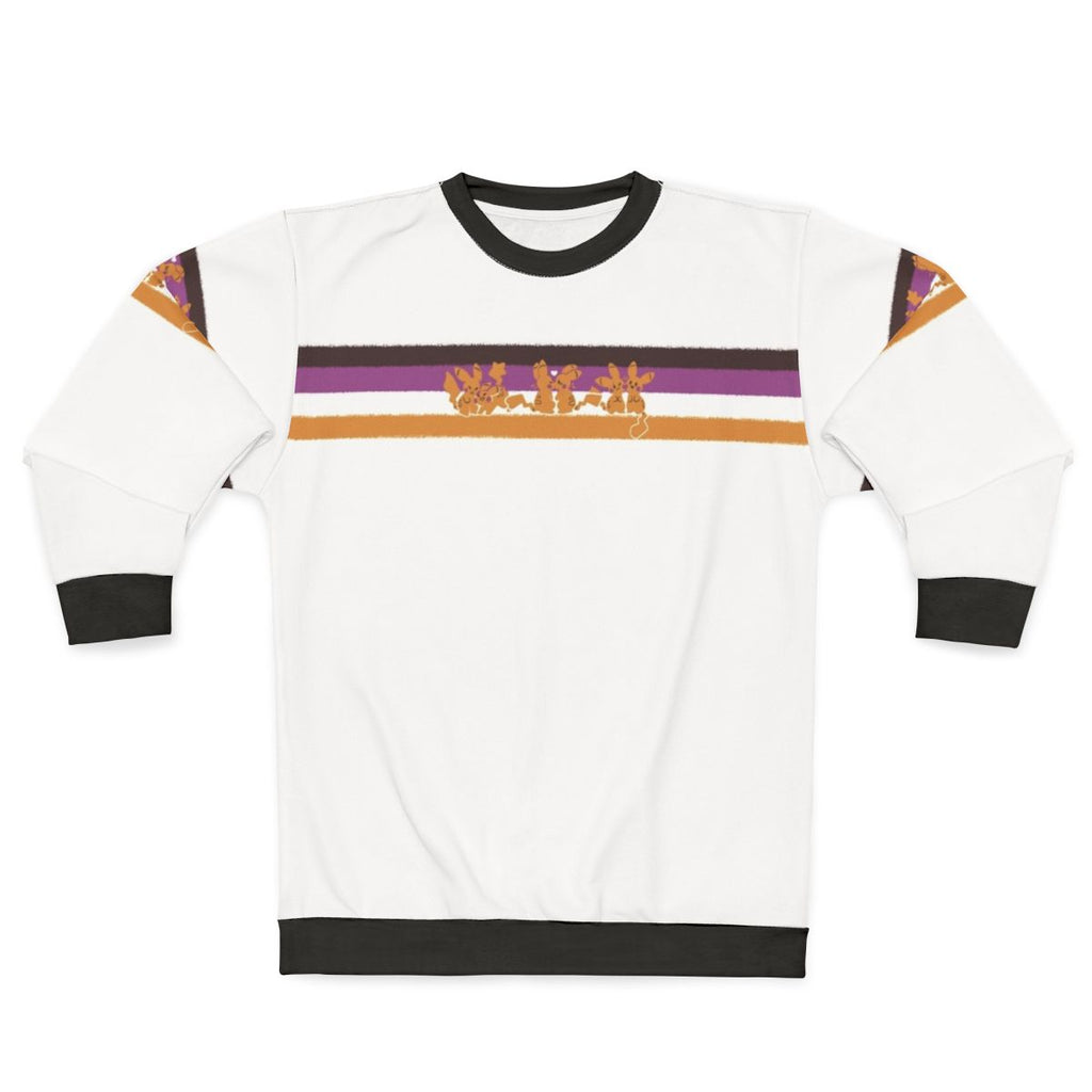 Nonbinary pride electric love sweatshirt