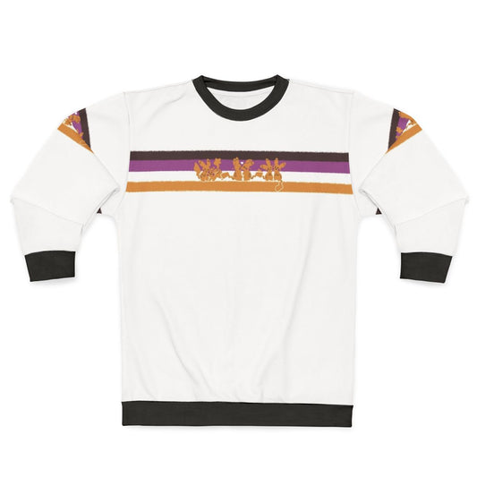 Nonbinary pride electric love sweatshirt