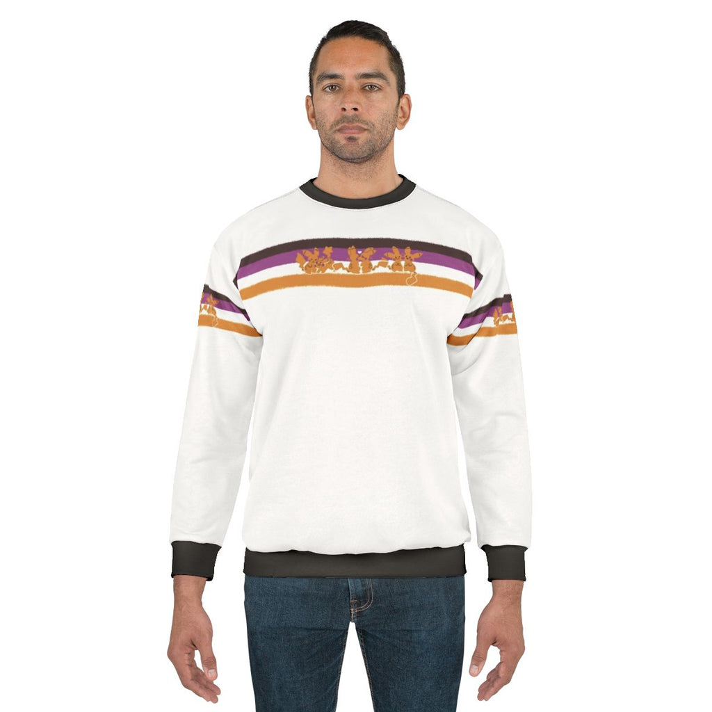 Nonbinary pride electric love sweatshirt