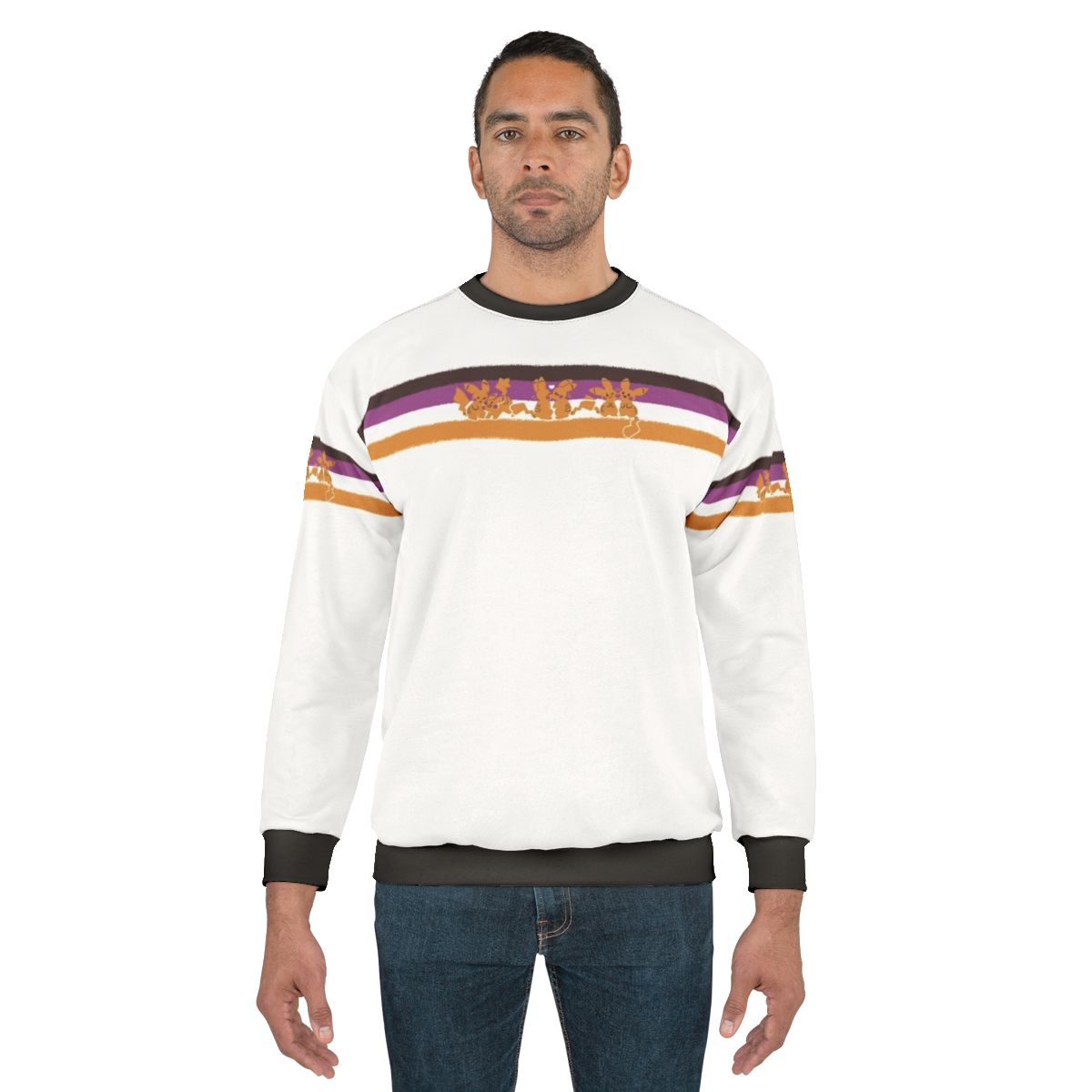 Nonbinary pride electric love sweatshirt