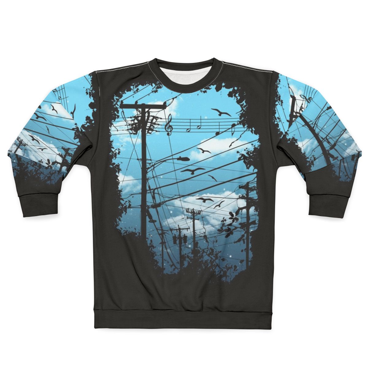 Electrifying Music City Sweatshirt with Urban Apparel Design