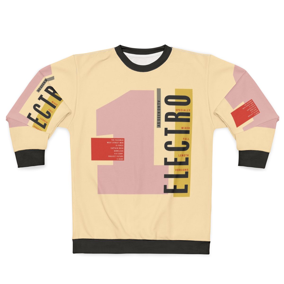 Old school hip hop electro sweatshirt