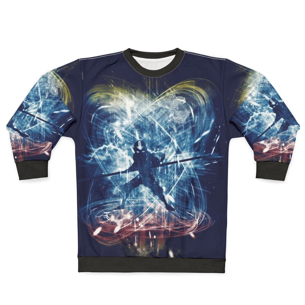 Elemental Storm Sweatshirt featuring an Avatar: The Last Airbender inspired design