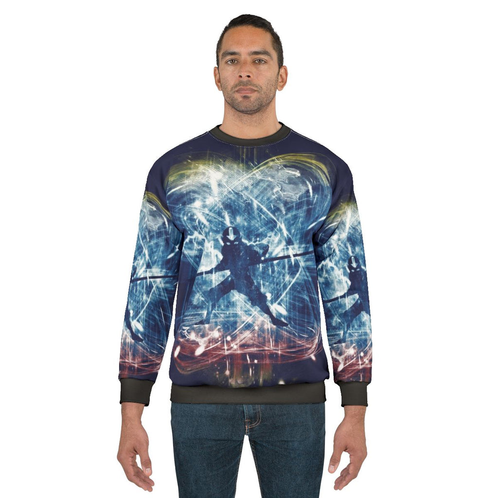Elemental Storm Sweatshirt featuring an Avatar: The Last Airbender inspired design