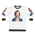 Eleven from Stranger Things Wearing a Sweatshirt