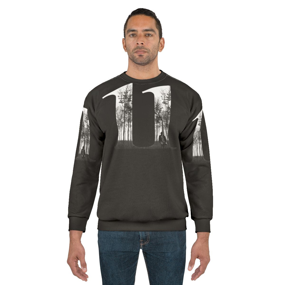 Eleven Stranger Things Sweatshirt featuring a science fiction design